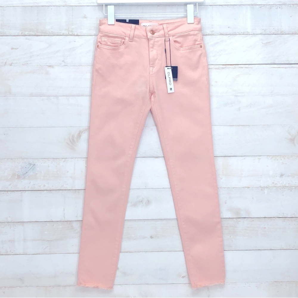 NWT DL1961 Florence Instasculpt Cropped Jean • Sz 24 •Hibiscus